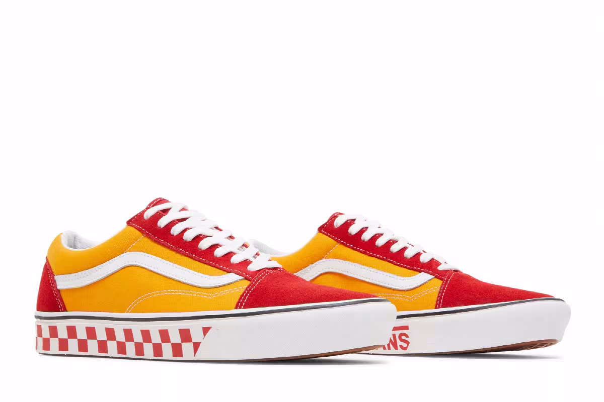 Vans ComfyCush Old Skool Tape Mix - Red Cadmium, view 9