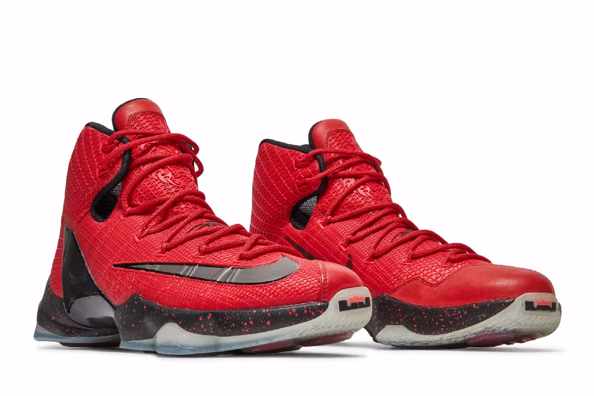 Nike LeBron 13 Elite University Red, view 9