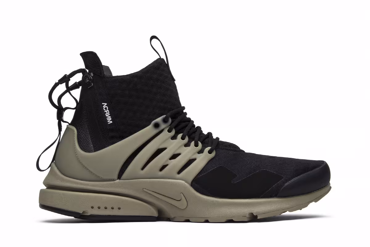 Acronym x Nike Air Presto Mid Bamboo, view 2