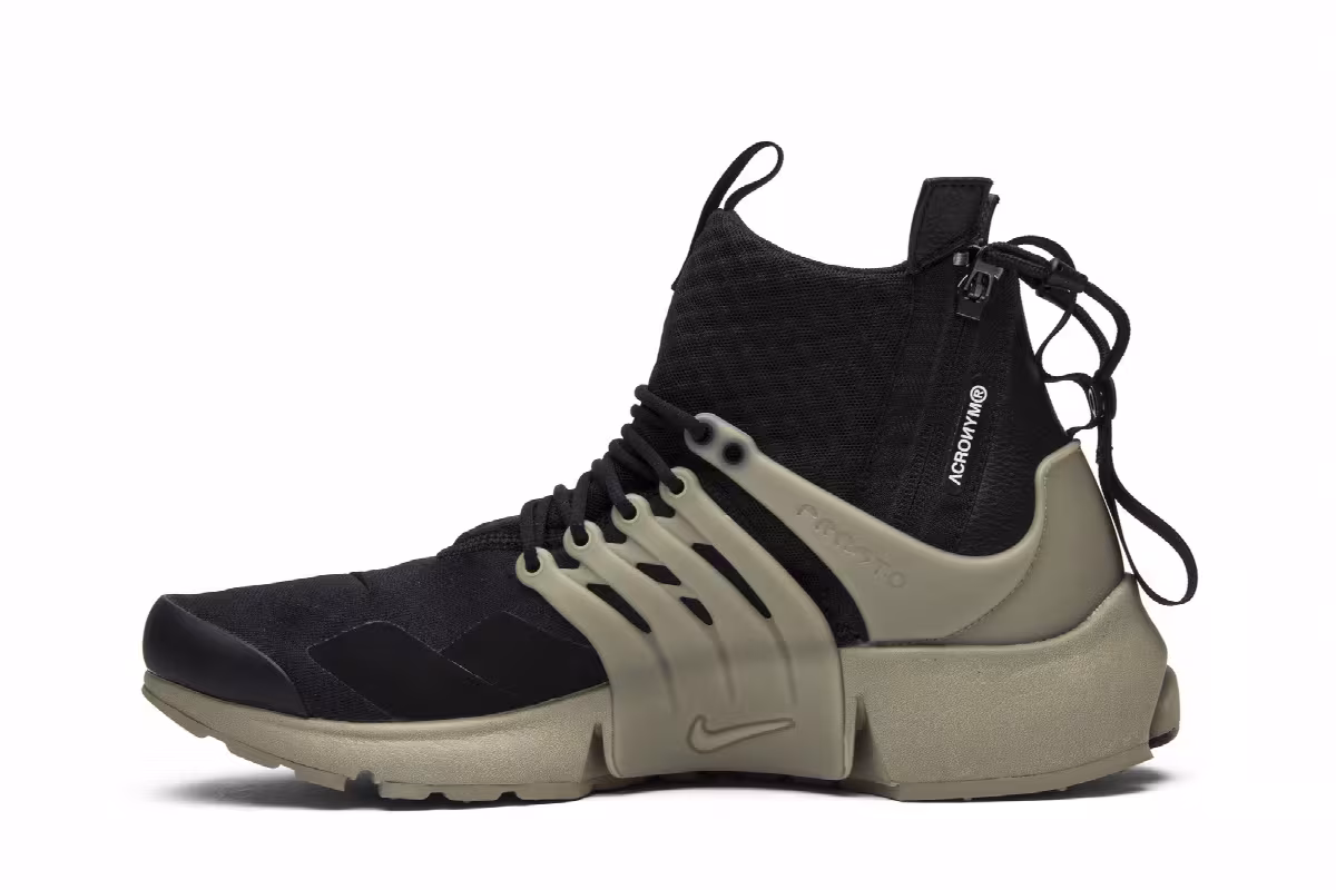 Acronym x Nike Air Presto Mid Bamboo, view 4