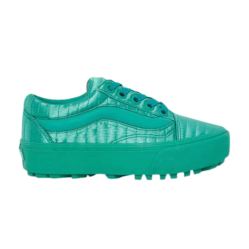 Opening Ceremony x Vans Old Skool Satin Quilting - Sea Green