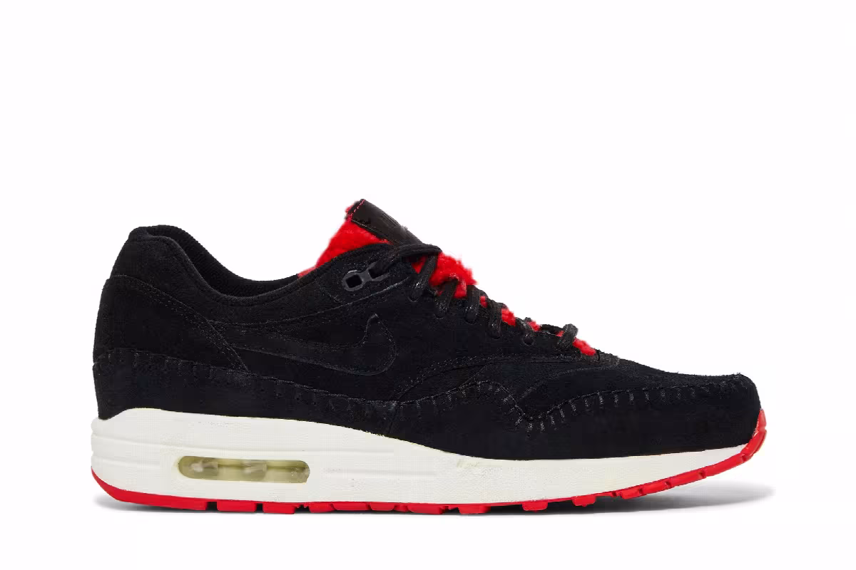 Nike Women's Air Max 1 Premium Sherpa Pack - Black, view 2