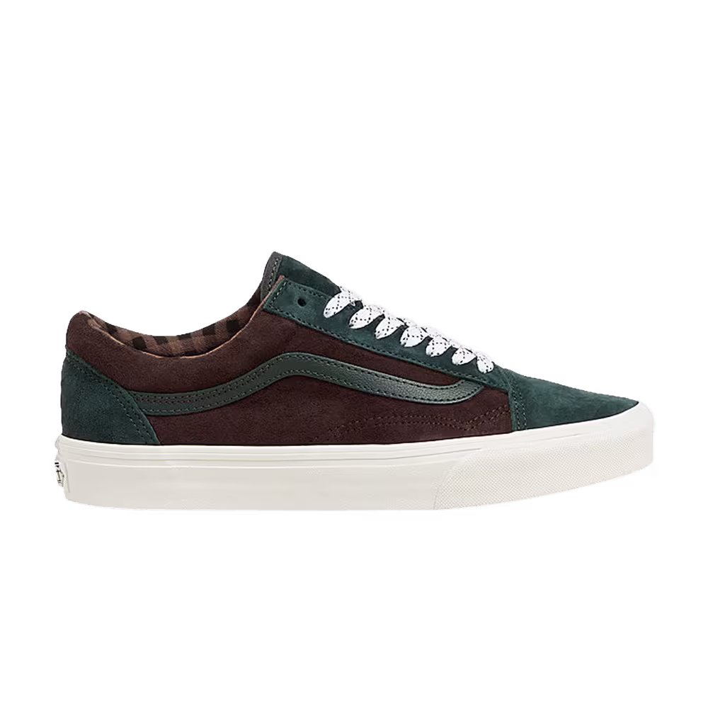 Vans Old Skool Pig Suede - Plaid Scarab