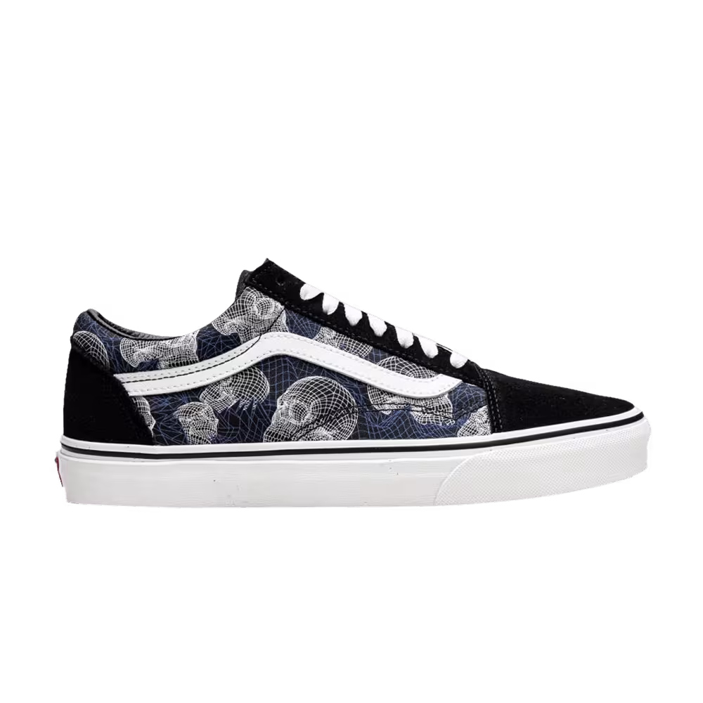 Vans Old Skool Wireframe Skulls