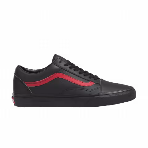 Vans Old Skool 'Leather Pop - Black Chili Pepper'