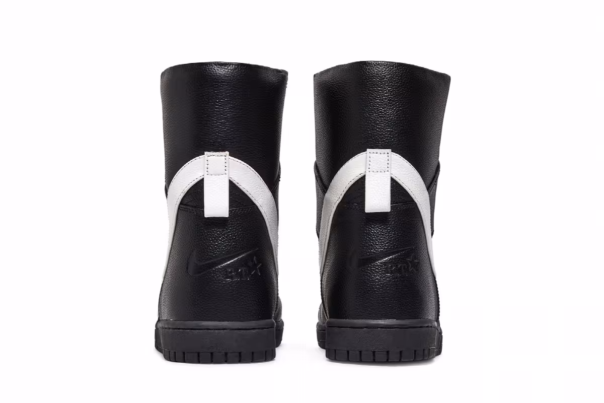 Dunk Lux High x Nike Riccardo Tisci Black White, view 7