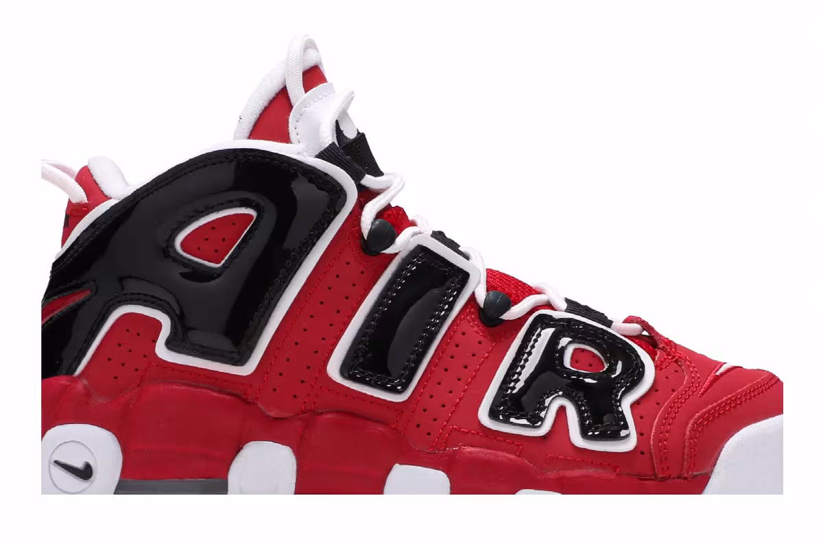 Nike Air More Uptempo GS Varsity Red, view 3