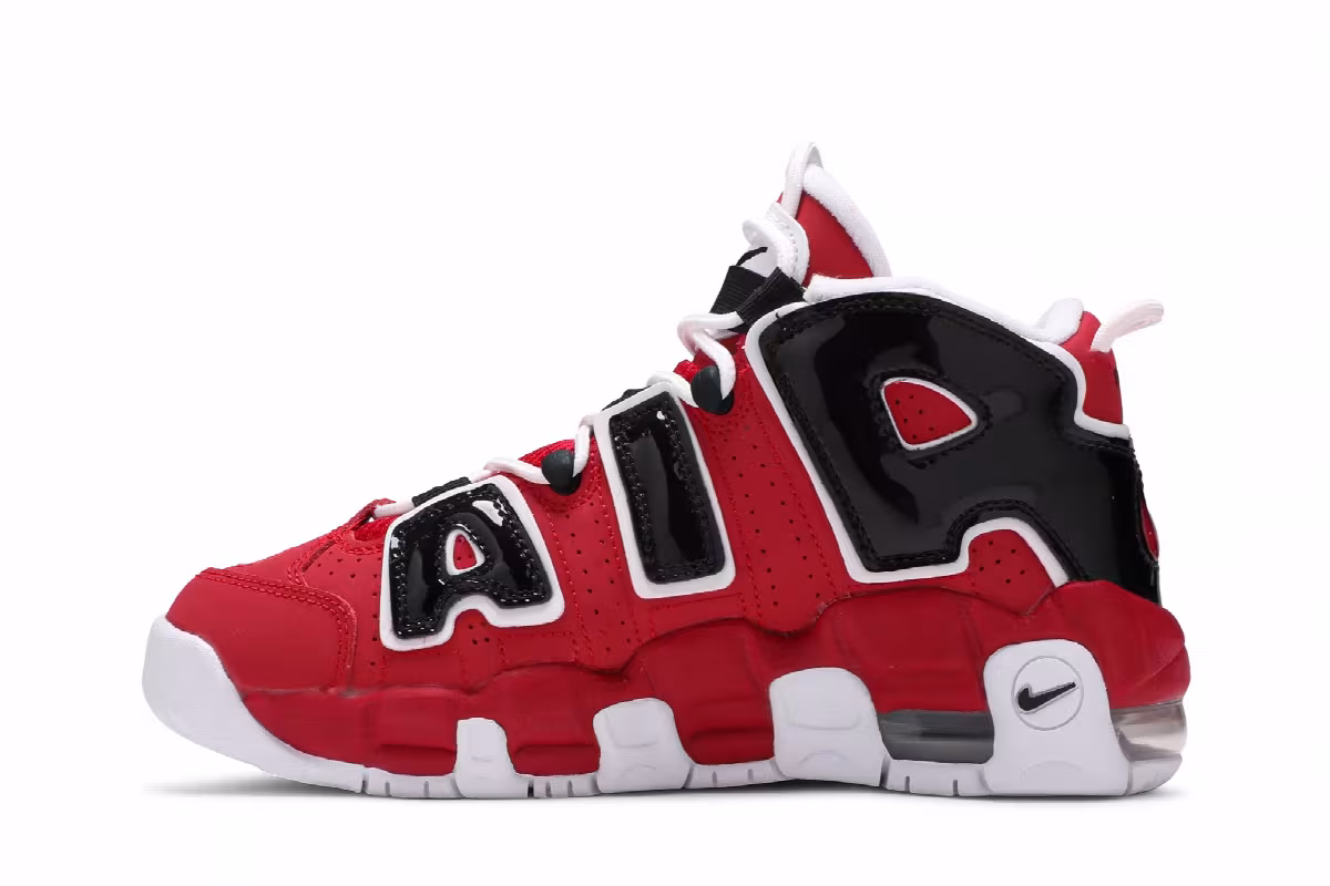 Nike Air More Uptempo GS Varsity Red, view 4