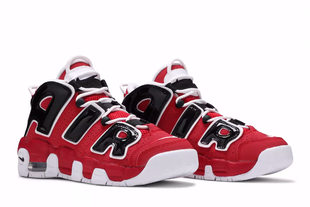 Nike Air More Uptempo GS Varsity Red, view 9