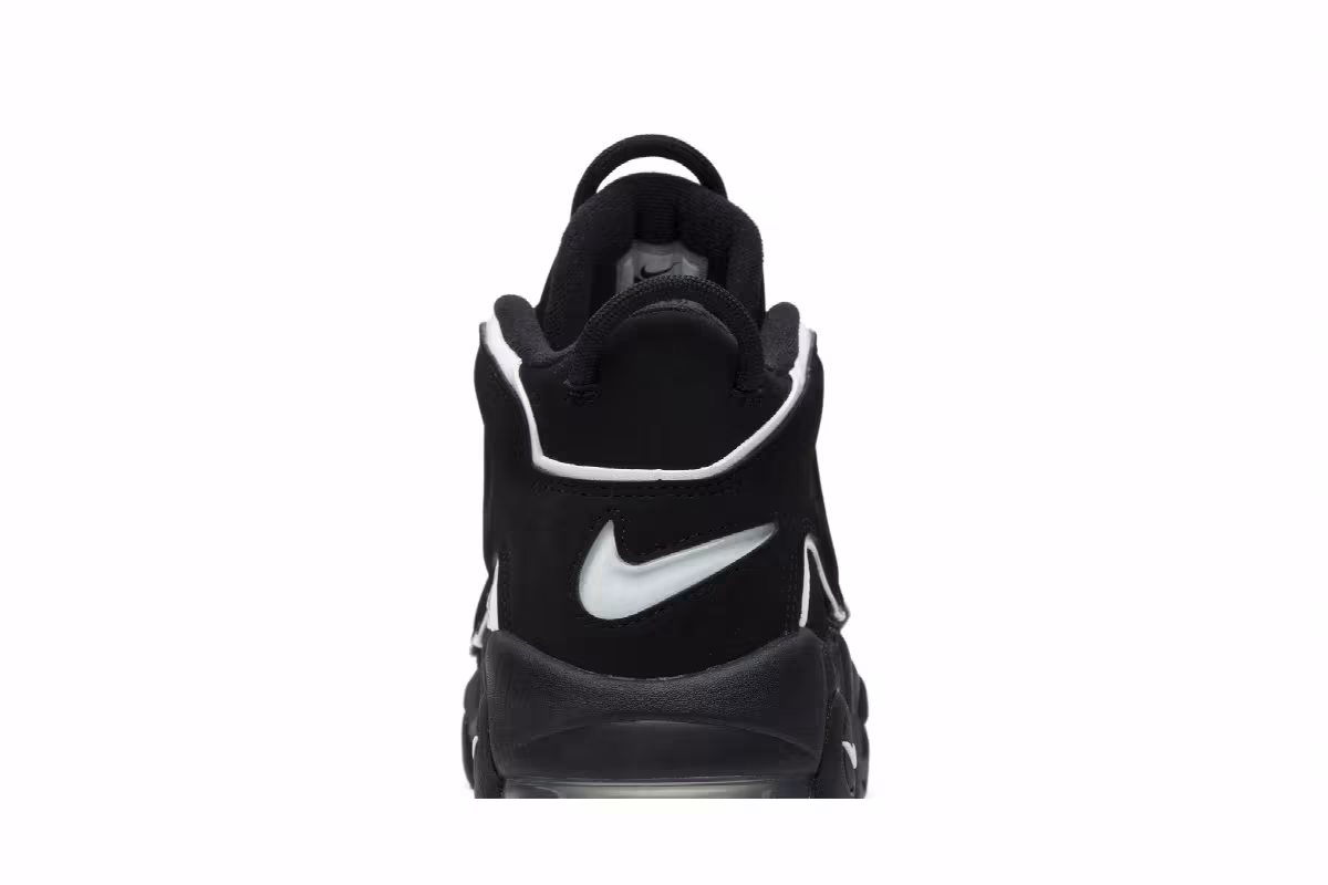 Nike Air More Uptempo Black White 2016, view 8