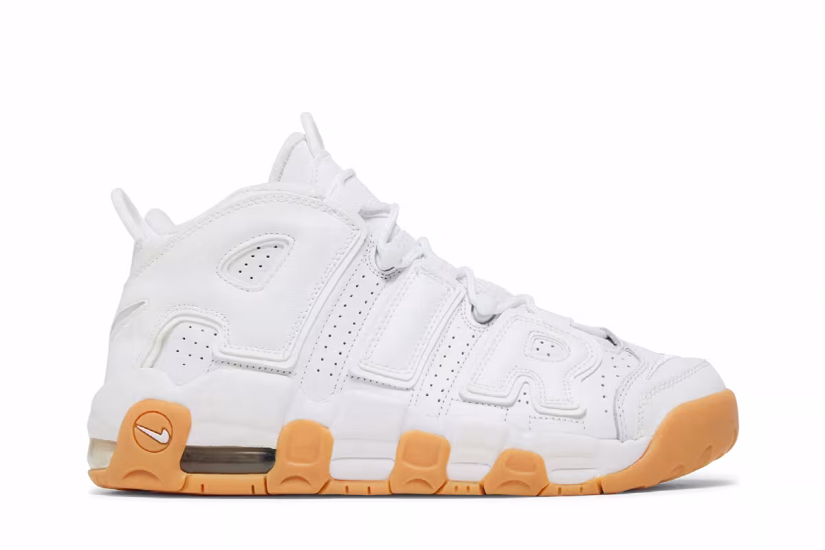 Nike Air More Uptempo GS White Gum, view 2