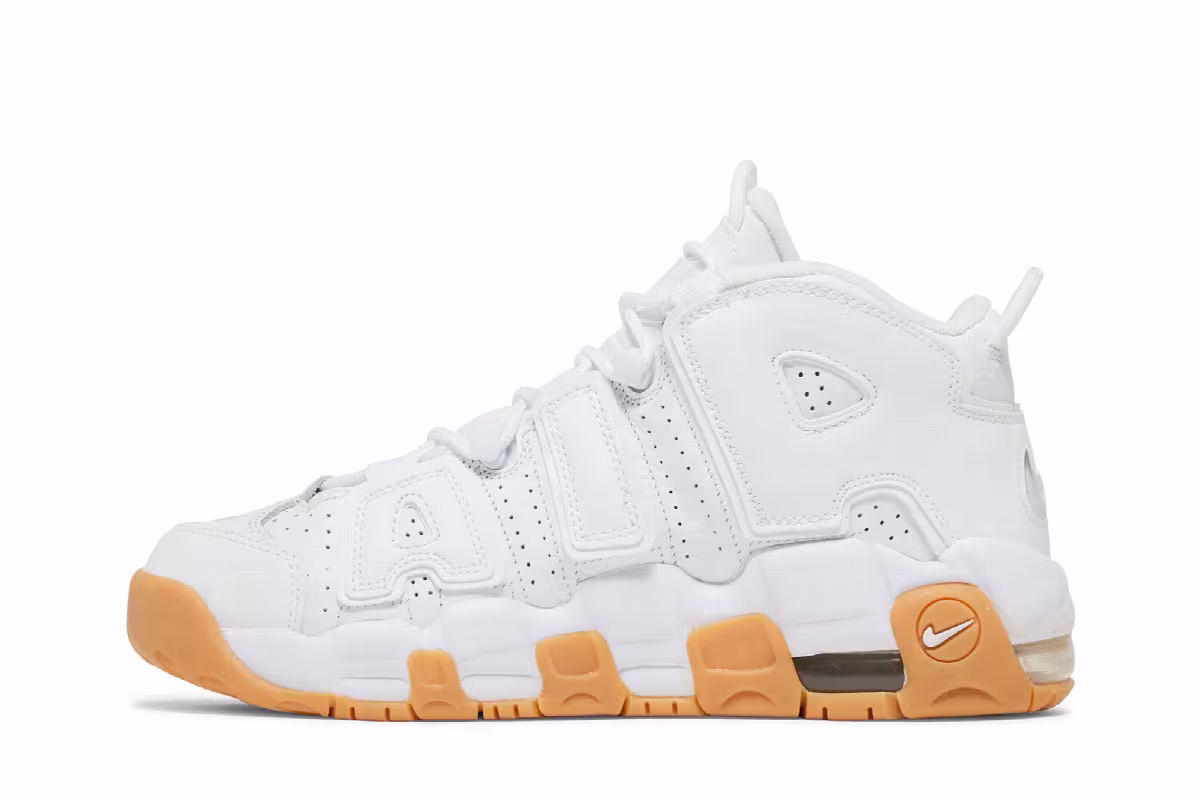 Nike Air More Uptempo GS White Gum, view 4