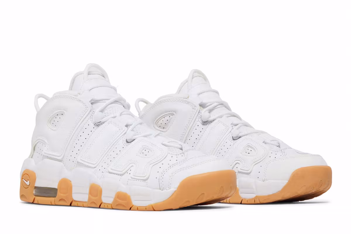 Nike Air More Uptempo GS White Gum, view 9