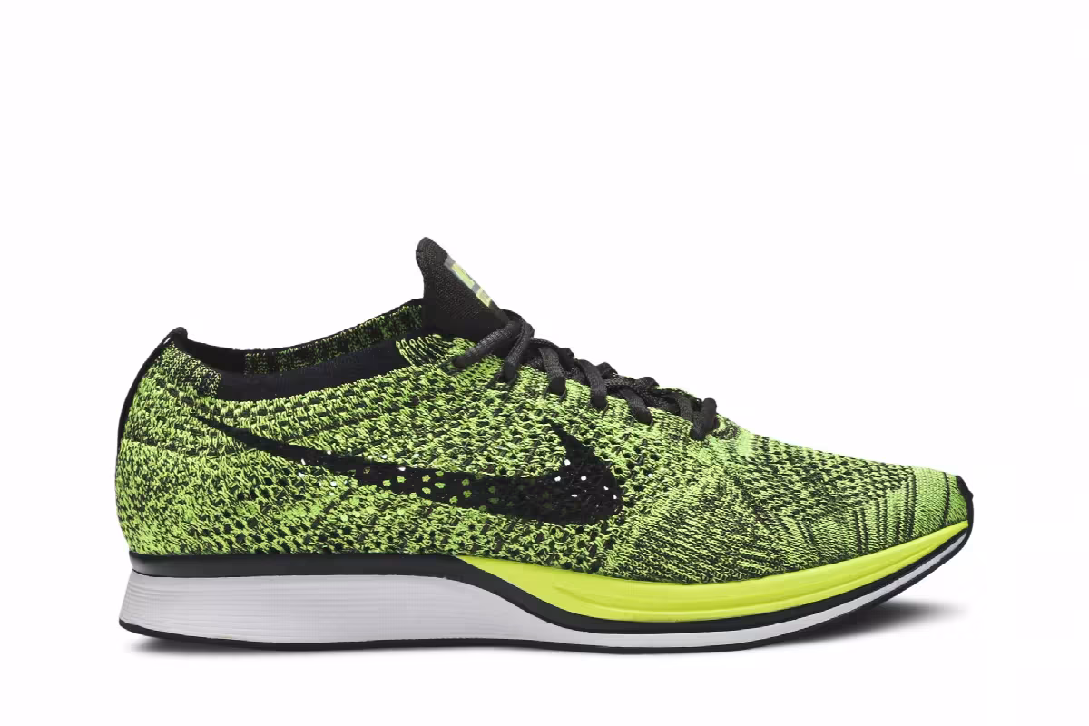 Nike Flyknit Racer Volt Sequoia, view 2