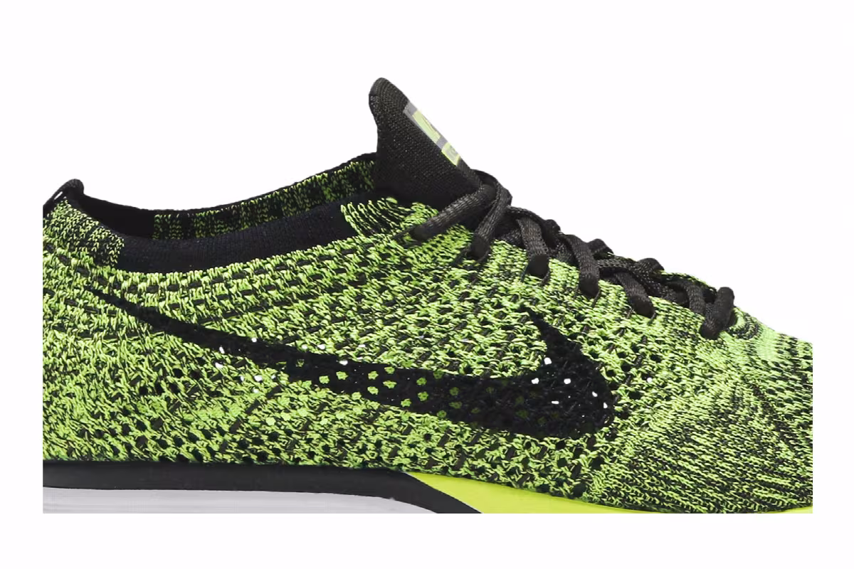 Nike Flyknit Racer Volt Sequoia, view 3