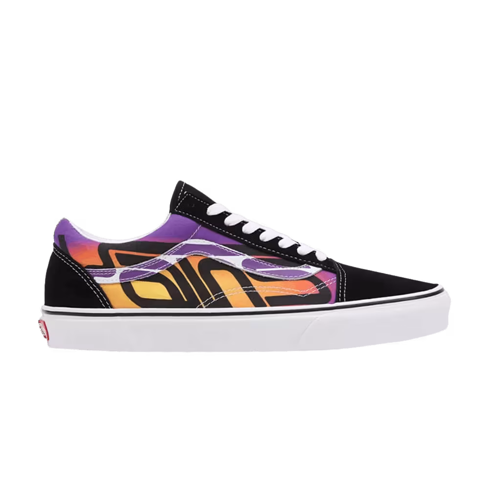 Vans Old Skool Black Purple Yellow