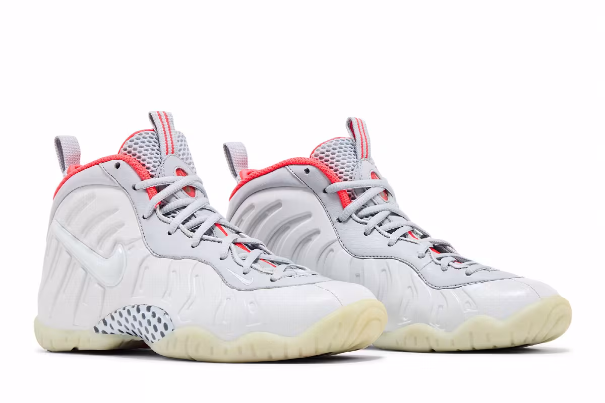 Nike Little Posite Pro GS Pure Platinum, view 9