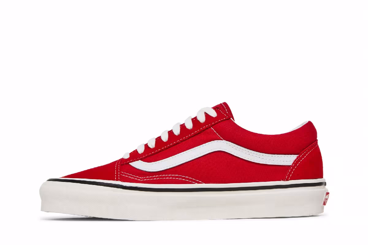 Vans Old Skool 36 DX Anaheim Factory - Red White, view 4