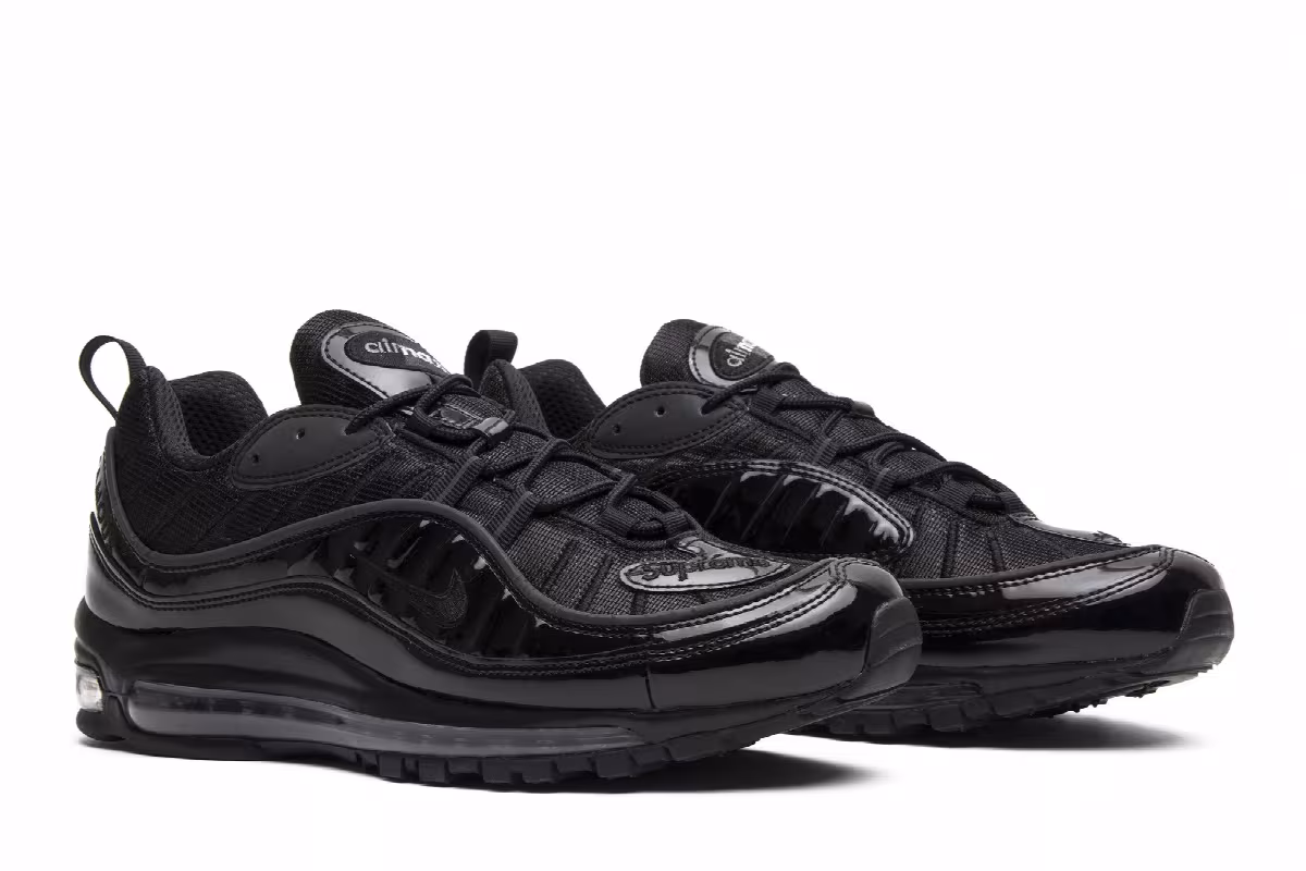 Supreme x Nike Air Max 98 Black, view 9