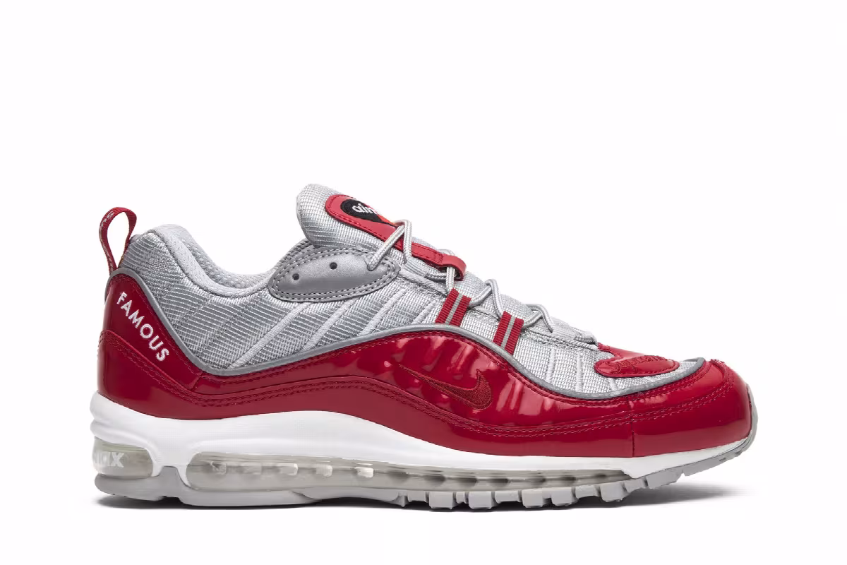 Supreme x Nike Air Max 98 Red, view 2