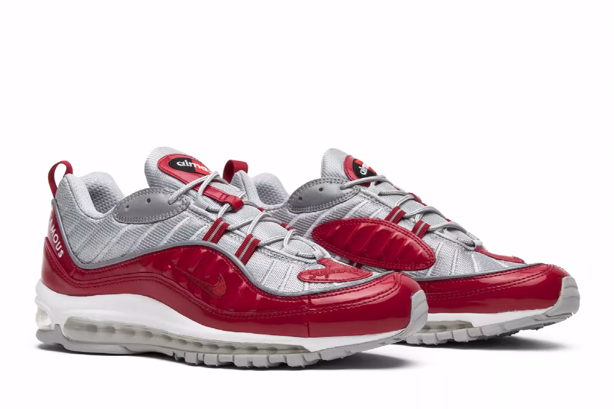 Supreme x Nike Air Max 98 Red, view 9