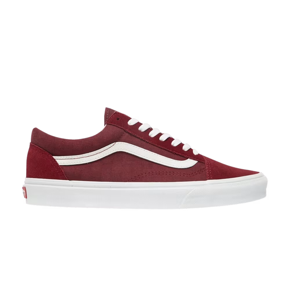 Vans Old Skool JD Check - Burgundy