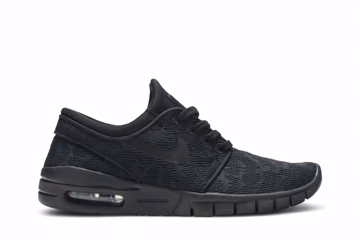 Nike Stefan Janoski Max SB Triple Black, view 2
