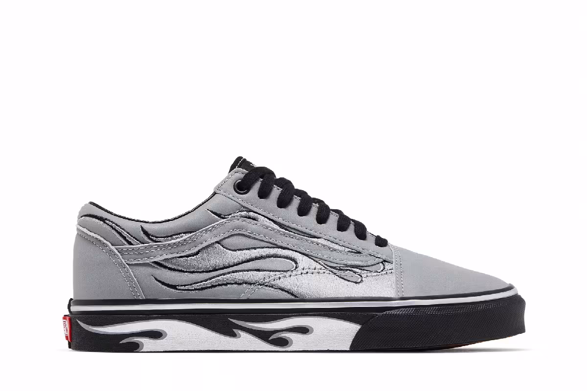 A$ap Rocky x Vans Old Skool Worldwide Pack - Grey Flame, view 2