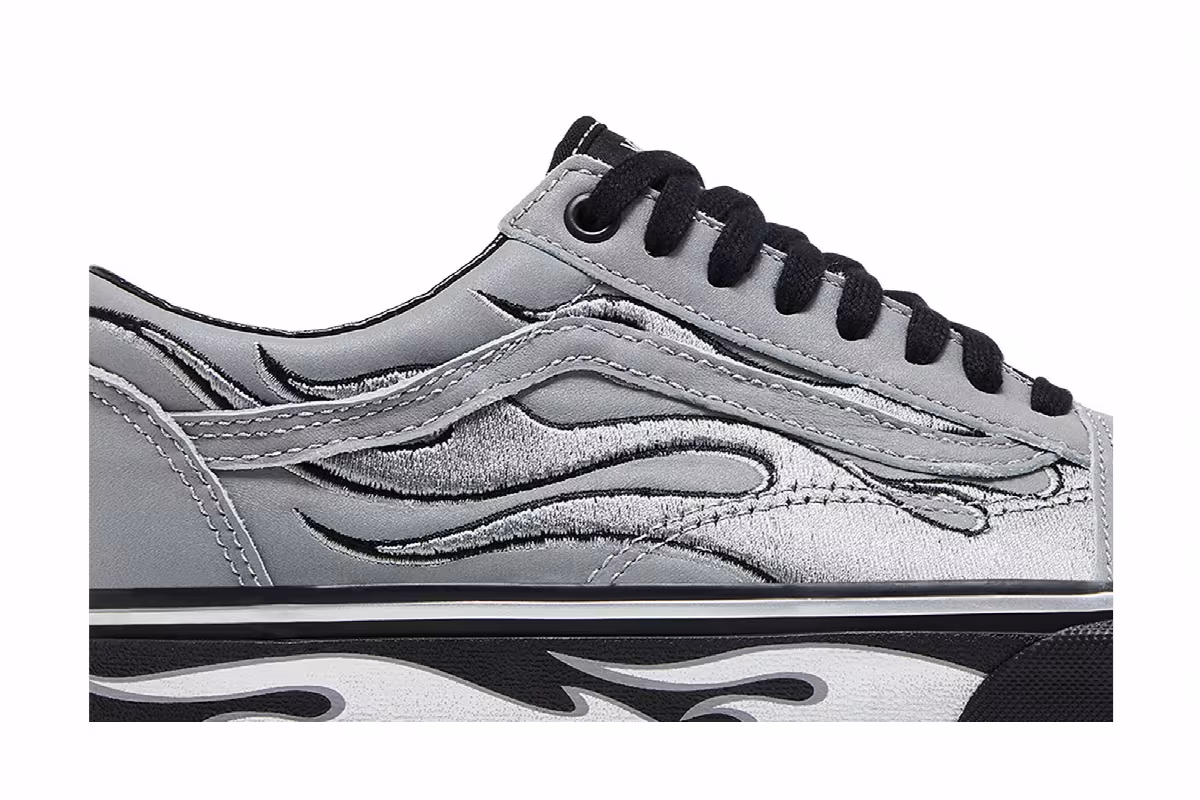 A$ap Rocky x Vans Old Skool Worldwide Pack - Grey Flame, view 3