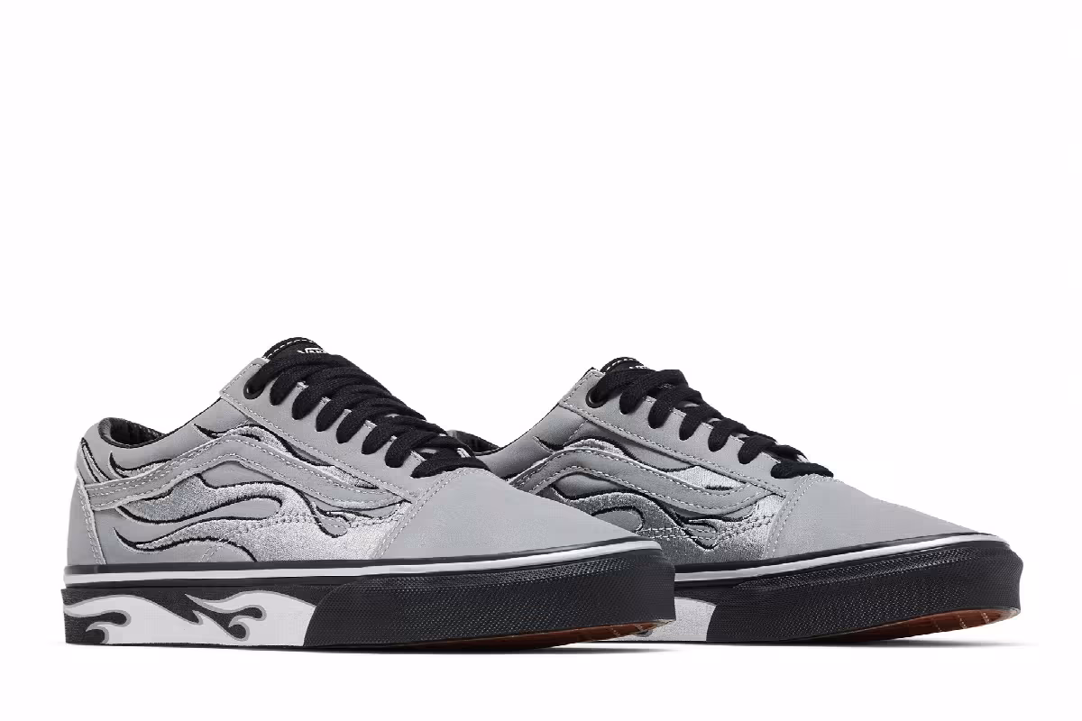 A$ap Rocky x Vans Old Skool Worldwide Pack - Grey Flame, view 9
