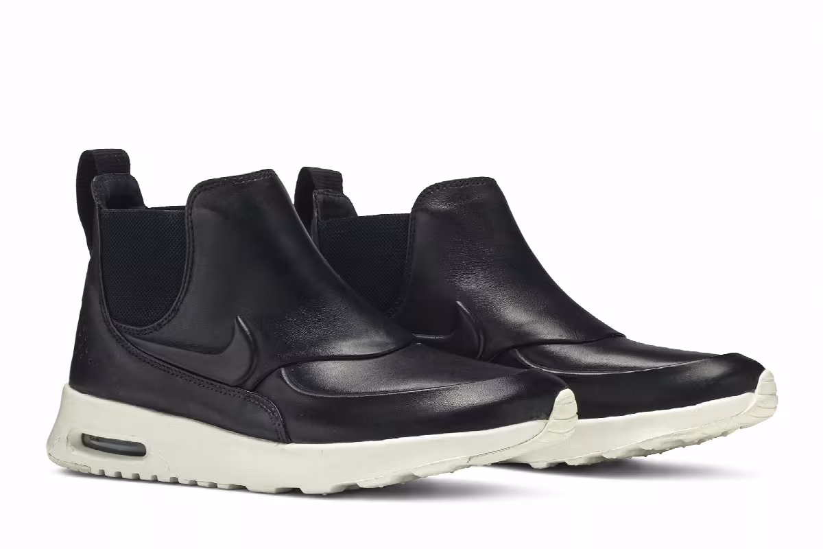 Nike Women's Air Max Thea Mid Black Sail, view 9