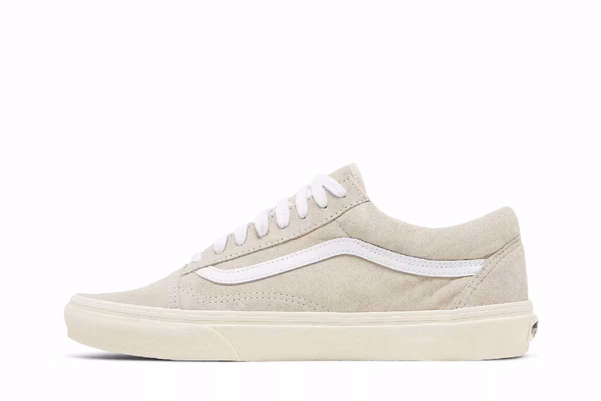 Vans Old Skool Pig Suede - Oatmeal, view 4