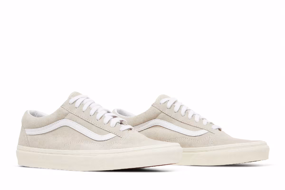 Vans Old Skool Pig Suede - Oatmeal, view 9