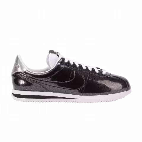 Nike Cortez Basic Premium QS 'Black Metallic Silver'