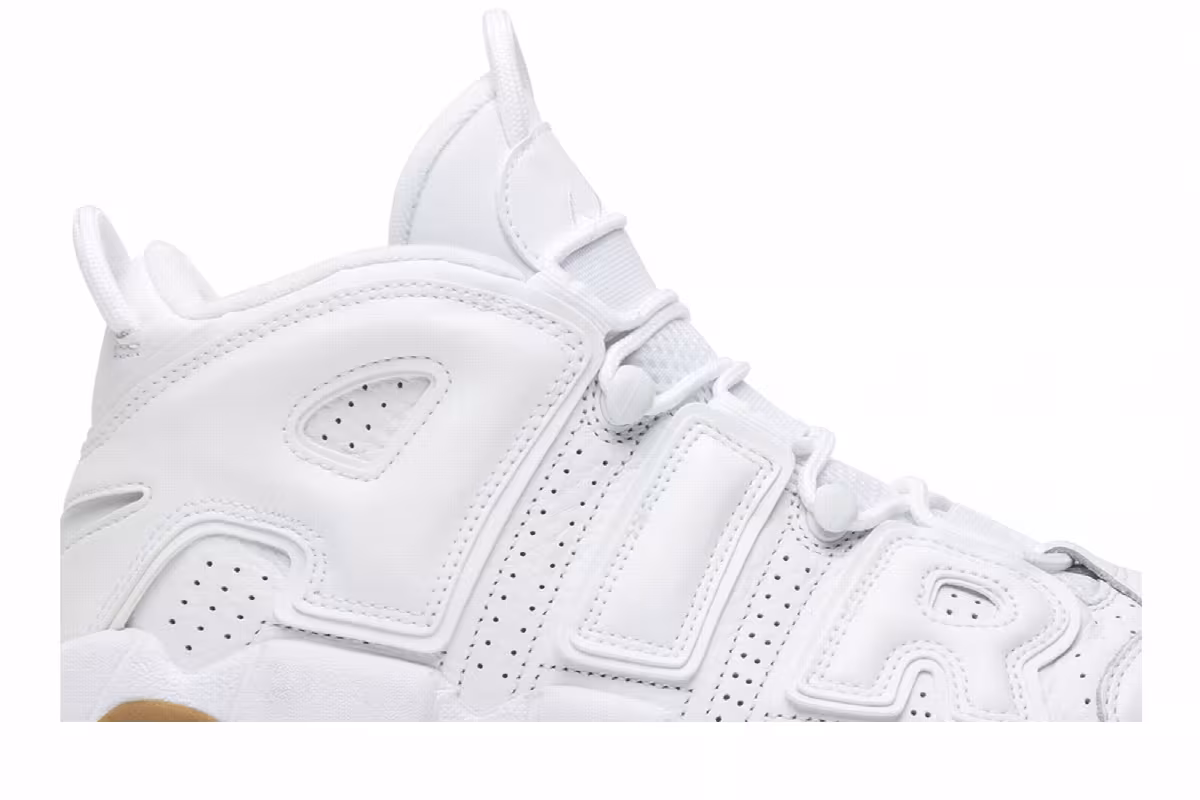 Nike Air More Uptempo white gum, view 3