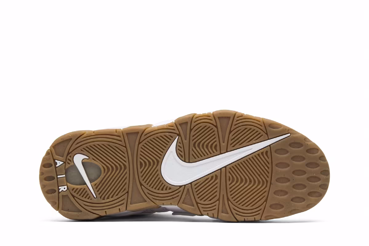 Nike Air More Uptempo white gum, view 5