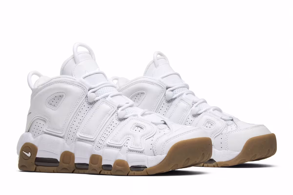 Nike Air More Uptempo white gum, view 9