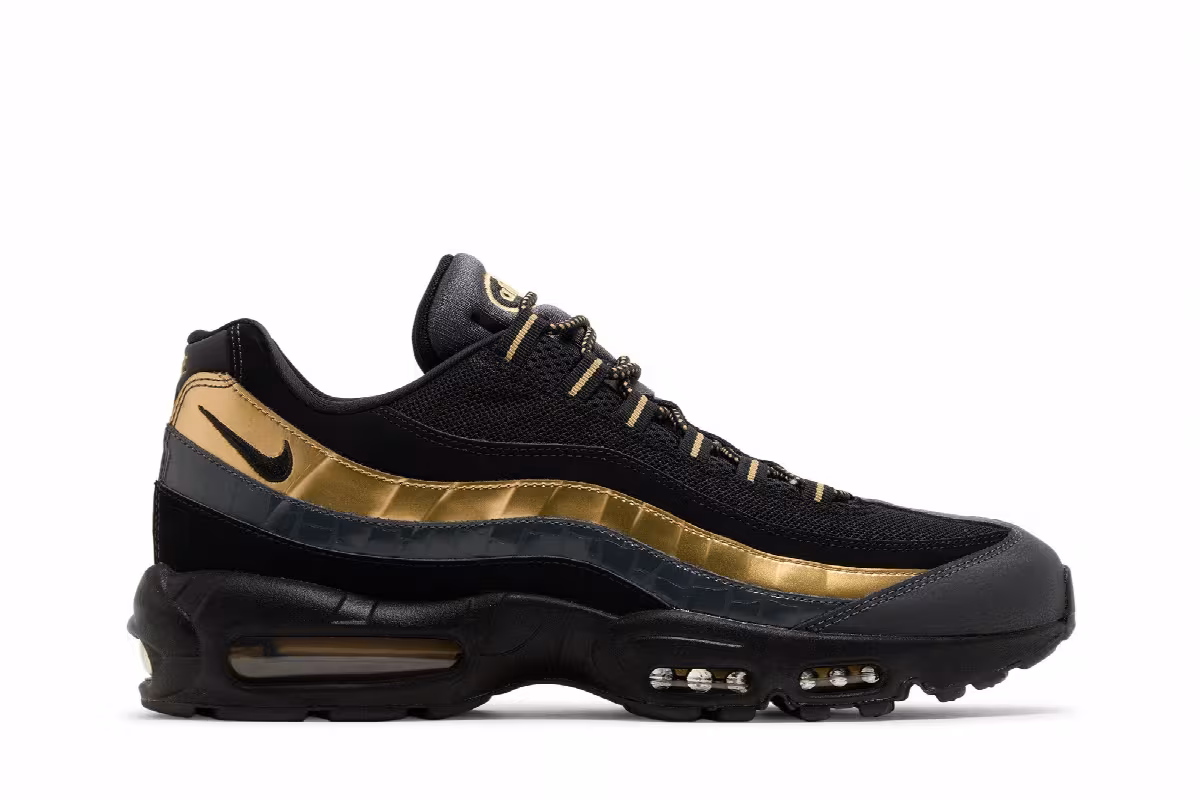 Nike Air Max 95 Premium Metallic Gold, view 2