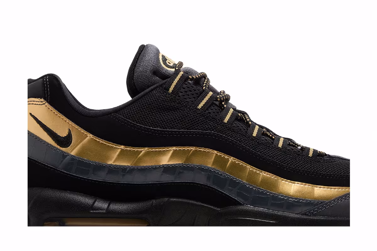 Nike Air Max 95 Premium Metallic Gold, view 3