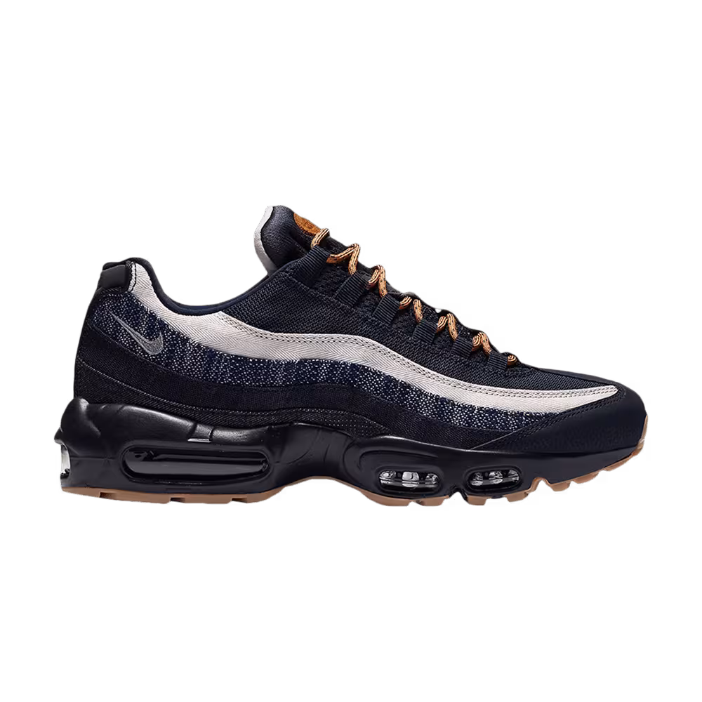 Nike Air Max 95 Premium Denim Dark Obsidian Gum