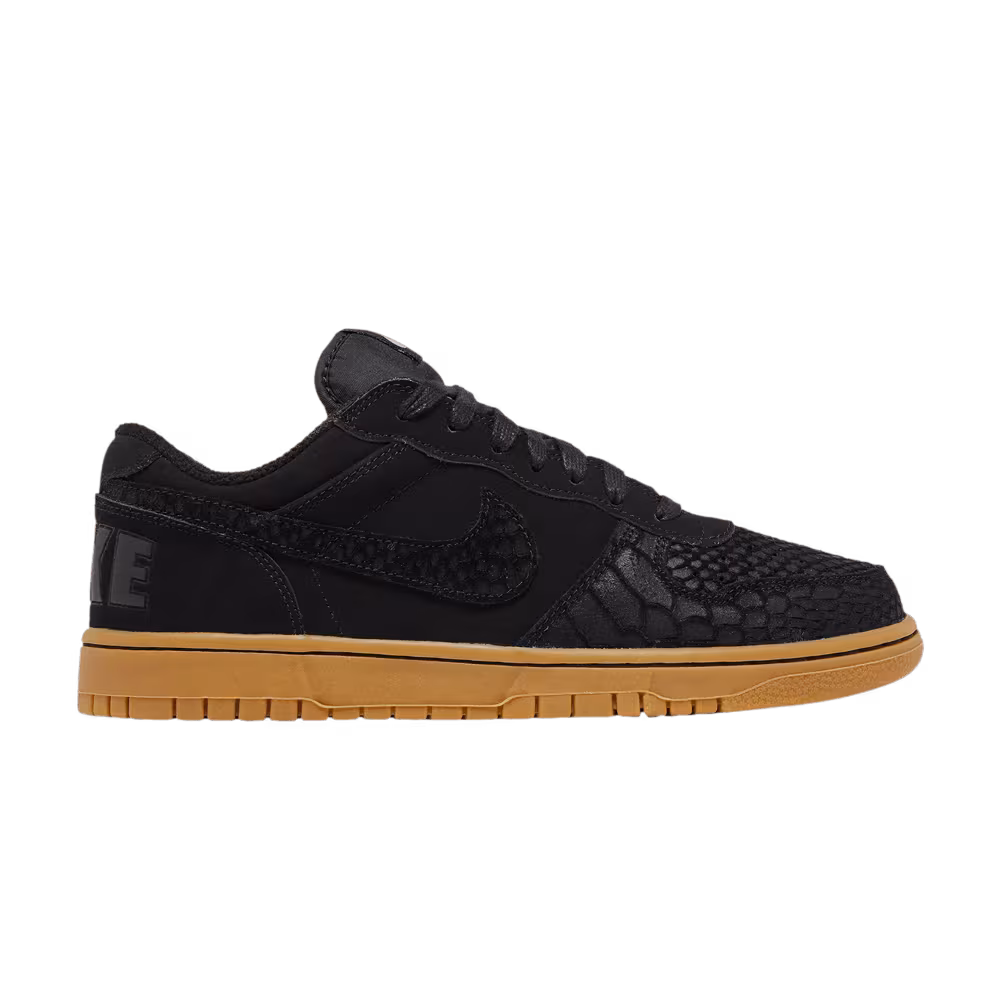 Big Nike Low Lux Black Snakeskin Gum