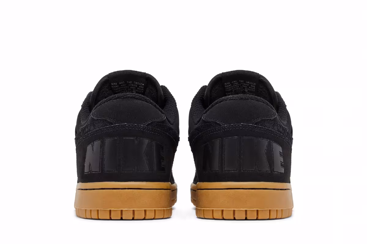 Big Nike Low Lux Black Snakeskin Gum, view 7