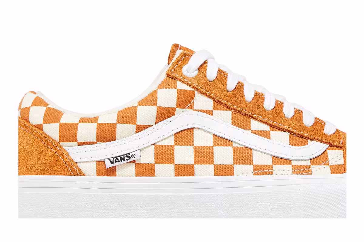 Vans Old Skool Pro Golden Oak Checkerboard, view 3