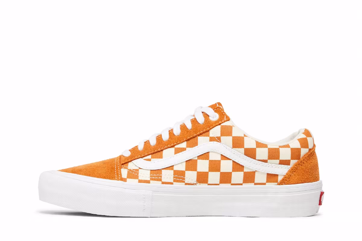 Vans Old Skool Pro Golden Oak Checkerboard, view 4