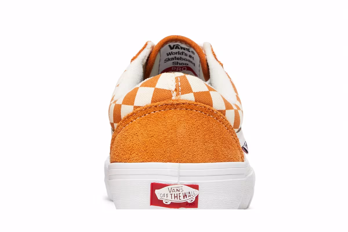 Vans Old Skool Pro Golden Oak Checkerboard, view 8