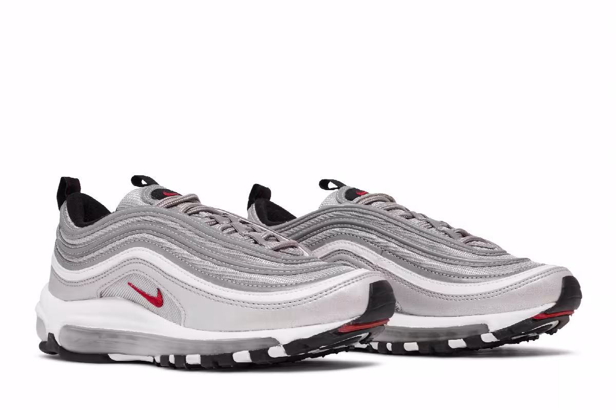 Nike Women's Air Max 97 OG QS Silver Bullet, view 9