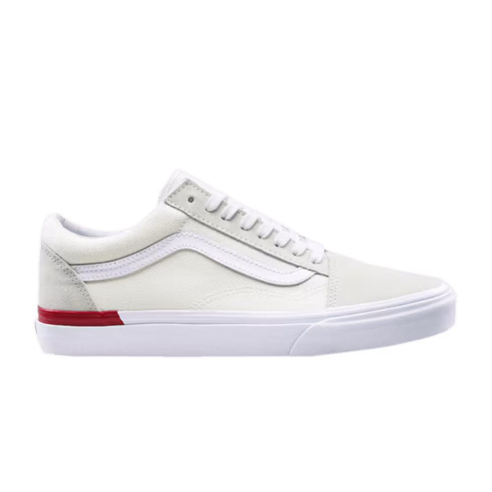 Vans Old Skool Split Foxing - White Red