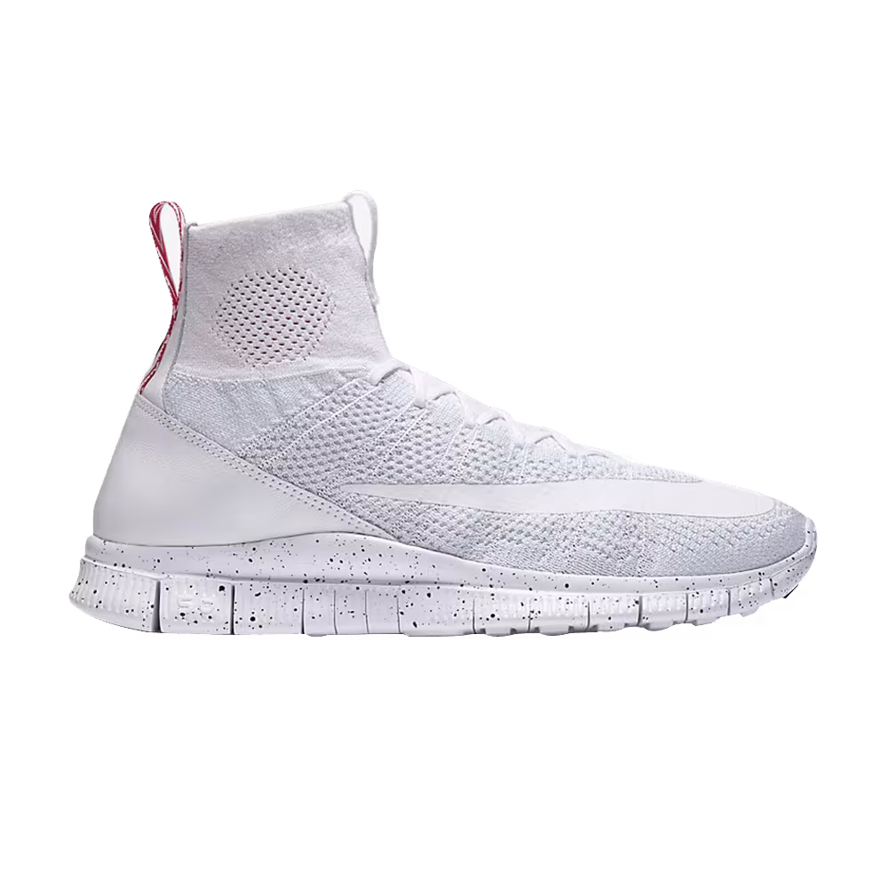 Nike Free Flyknit Mercurial Triple White