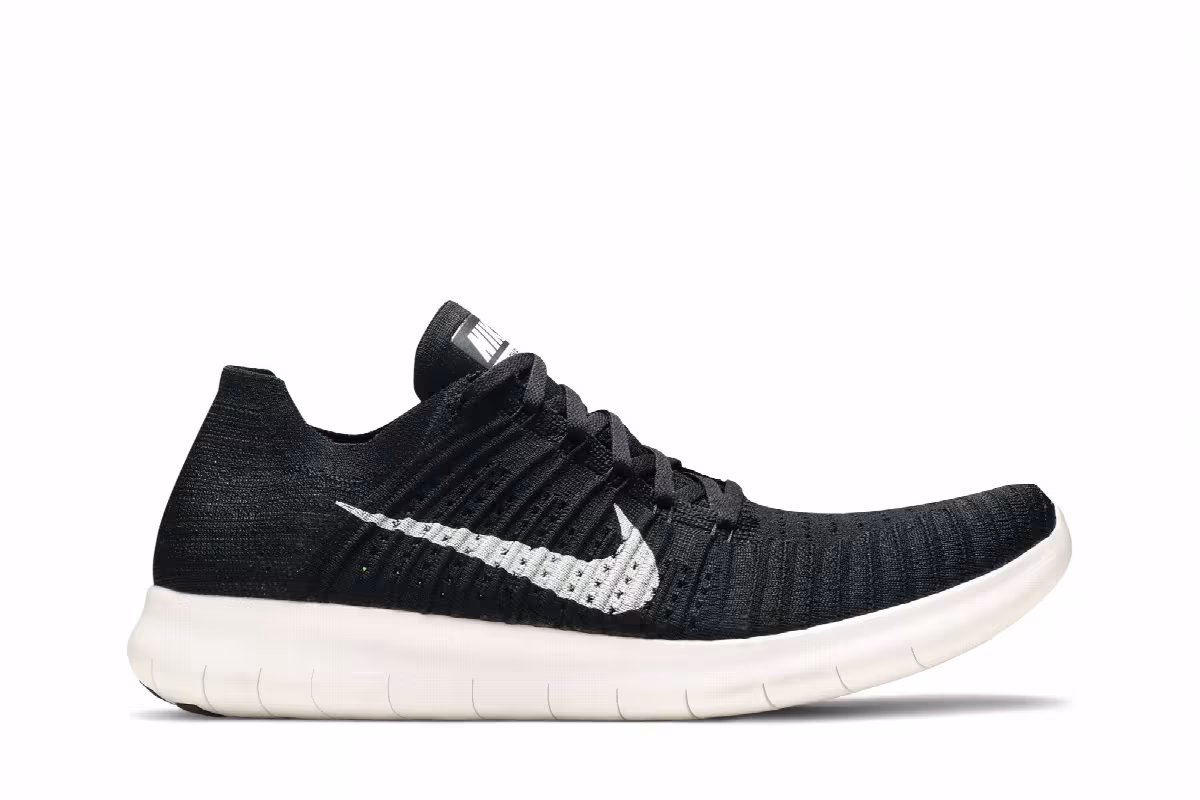 Nike Free RN Flyknit Black, view 2