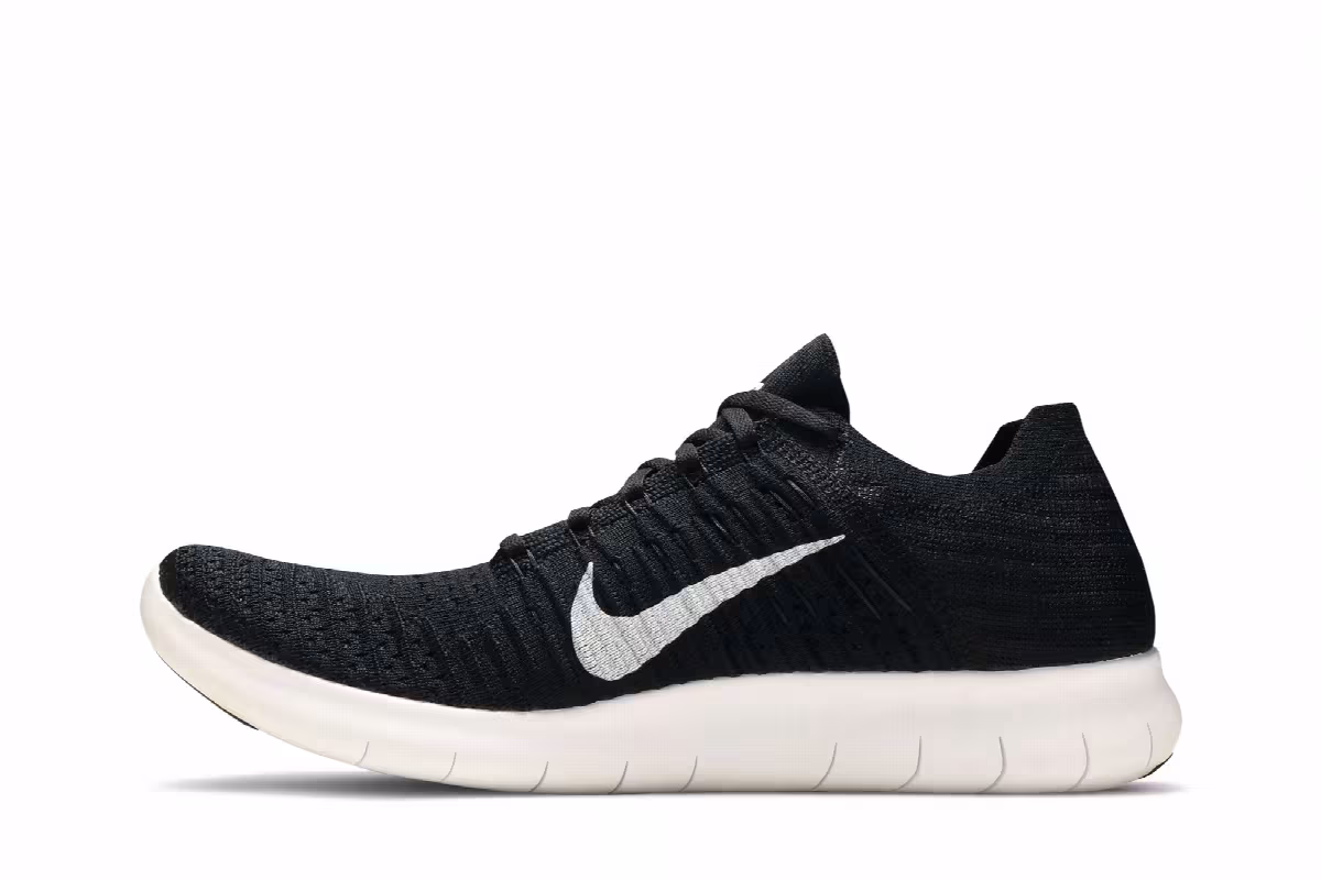 Nike Free RN Flyknit Black, view 4